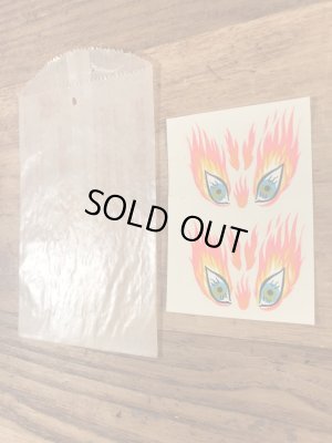 Impko社製のFire Eyesの60’sヴィンテージウォータースライドデカール