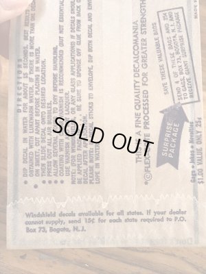 Impko社製のBulldogの60’sヴィンテージウォータースライドデカール