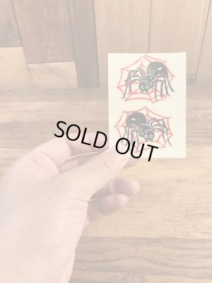 Impko社製のスパイダーの60年代ビンテージ水張りステッカー