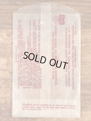 Impko社製のザシェイプの60年代ビンテージ水張りステッカー