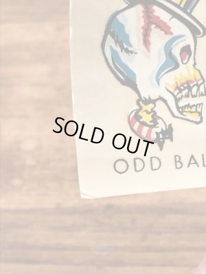 Impko社製のオッドボールの60年代ビンテージ水張りステッカー