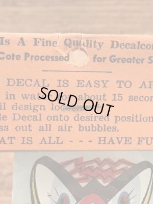 Impko社製のアンクルルーイの50年代ビンテージ水張りステッカー