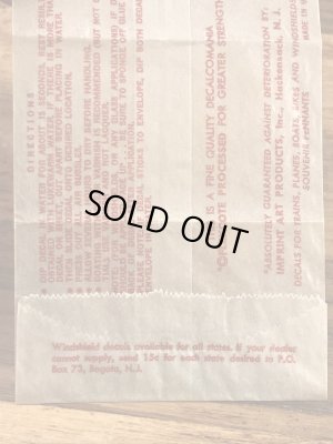 Impko社製のCha Cha Babe?の60’sヴィンテージウォータースライドデカール