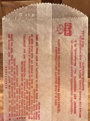 Impko社製のモンスターの60年代ビンテージ水張りステッカー