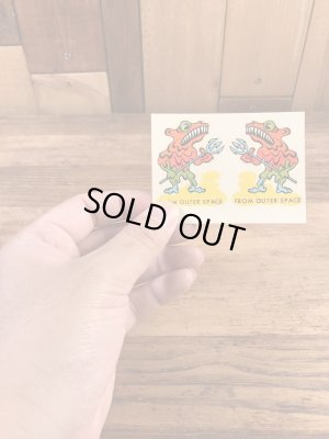 Impko社製のフロムアウタースペースの60年代ビンテージ水張りステッカー