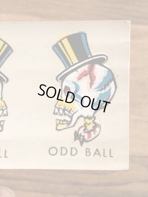 Impko社製のOdd Ballの60’sヴィンテージウォータースライドデカール