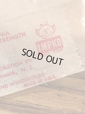 Impko社製の精霊の60年代ビンテージ水張りステッカー