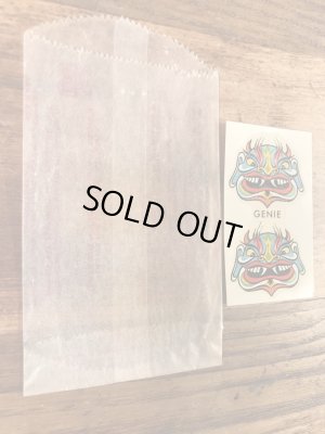 Impko社製の精霊の60年代ビンテージ水張りステッカー