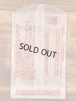 Impko社製のモンスターの60年代ビンテージ水張りステッカー