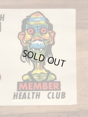 Impko社製のMember Health Clubの60’sヴィンテージウォータースライドデカール