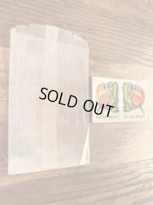 Impko社製のハゲタカの60年代ビンテージ水張りステッカー