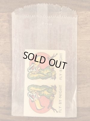 Impko社製のFly By Nightの60’sヴィンテージウォータースライドデカール