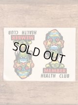 Impko “Member Health Club” Water Slide Decal　メンバーヘルスクラブ　ビンテージ　水張りステッカー　ウォータースライドデカール　60年代