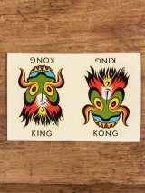 Impko “King Kong” Water Slide Decal　キングコング　ビンテージ　水張りステッカー　ウォータースライドデカール　60年代