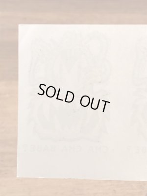 Impko社製のチャチャベイブの60年代ビンテージ水張りステッカー