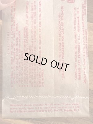 Impko社製のGenieの60’sヴィンテージウォータースライドデカール