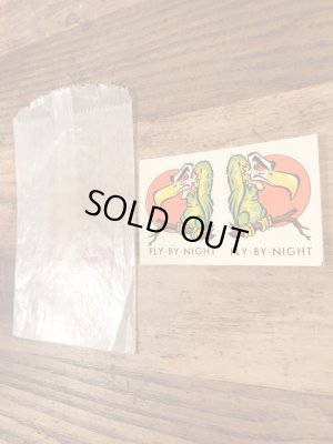 Impko社製のFly By Nightの60’sヴィンテージウォータースライドデカール