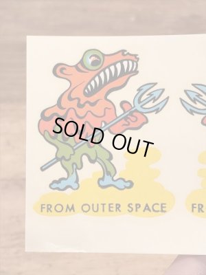 Impko社製のFrom Outer Spaceの60’sヴィンテージウォータースライドデカール