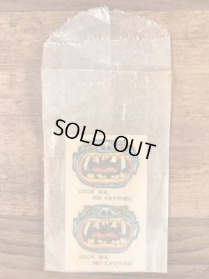 Impko社製のLook Ma,No Cavities!の60’sヴィンテージウォータースライドデカール