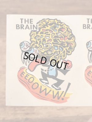 Impko社製のザブレインの60年代ビンテージ水張りステッカー