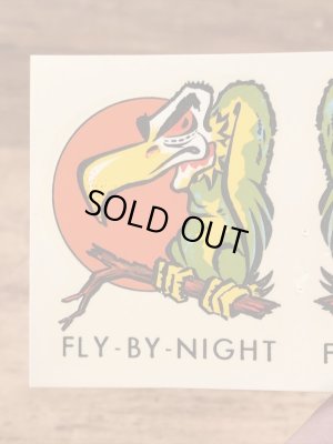 Impko社製のハゲタカの60年代ビンテージ水張りステッカー