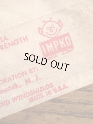 Impko社製のハゲタカの60年代ビンテージ水張りステッカー