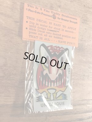 Impko社製のアンクルルーイの50年代ビンテージ水張りステッカー