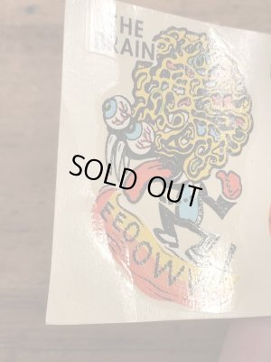 Impko社製のザブレインの60年代ビンテージ水張りステッカー