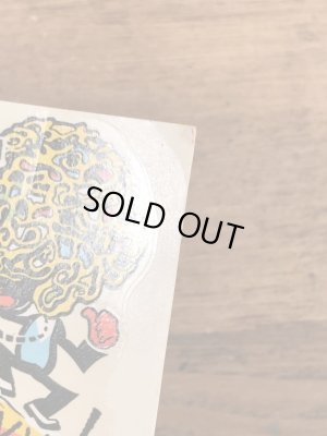 Impko社製のThe Brainの60年代ビンテージ水張りステッカー