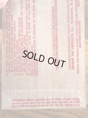 Impko社製のYum Yumの60’sヴィンテージウォータースライドデカール