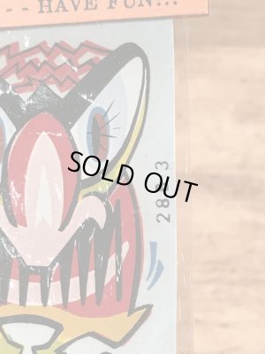 Impko社製のアンクルルーイの50年代ビンテージ水張りステッカー