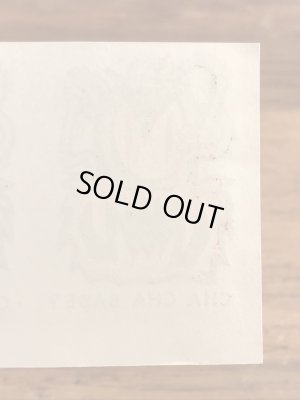 Impko社製のCha Cha Babe?の60’sヴィンテージウォータースライドデカール