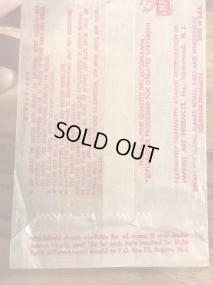 Impko社製のFly By Nightの60’sヴィンテージウォータースライドデカール