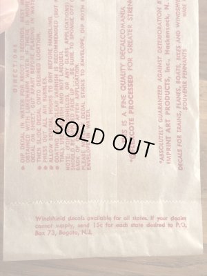 Impko社製のThe Shapeの60’sヴィンテージウォータースライドデカール