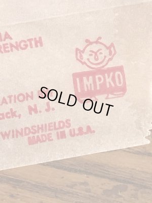 Impko社製のヤムヤムの60年代ビンテージ水張りステッカー