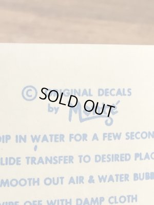 Monte社製のSplitting Headacheの50’sヴィンテージウォータースライドデカール