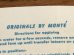 Monte社製のWMシェイクスピアの50年代ビンテージ水張りステッカー