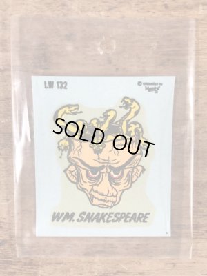 Monte社製のWM.Snakespeareの50’sヴィンテージウォータースライドデカール