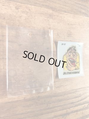 Monte社製のスプリティングヘデイクの50年代ビンテージ水張りステッカー