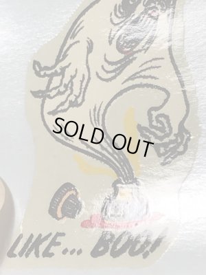 Monte'社製のライクブーの50年代ビンテージ水張りステッカー