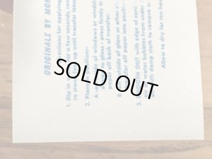 Monte社製のWMシェイクスピアの50年代ビンテージ水張りステッカー