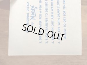 Monte'社製のSea Monsterの50’sヴィンテージウォータースライドデカール