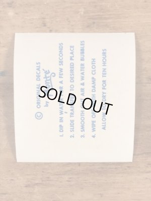 Monte社製のスプリティングヘデイクの50年代ビンテージ水張りステッカー