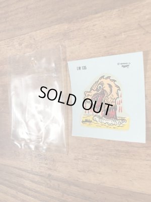 Monte'社製のシーモンスターの50年代ビンテージ水張りステッカー