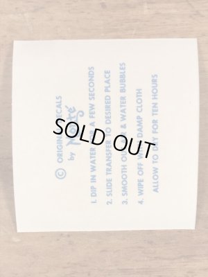 Monte'社製のシーモンスターの50年代ビンテージ水張りステッカー