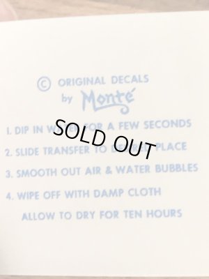 Monte'社製のSea Monsterの50’sヴィンテージウォータースライドデカール