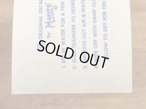 Monte社製のアアアアウチの50年代ビンテージ水張りステッカー