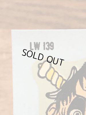 Monte社製のアアアアウチの50年代ビンテージ水張りステッカー