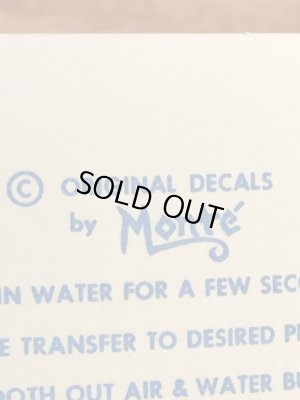 Monte'社製のシーモンスターの50年代ビンテージ水張りステッカー