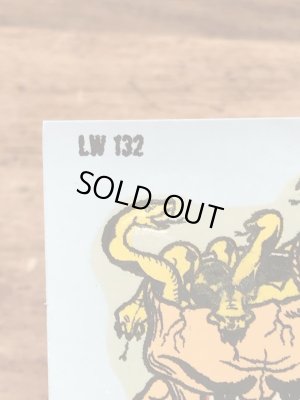 Monte社製のWMシェイクスピアの50年代ビンテージ水張りステッカー